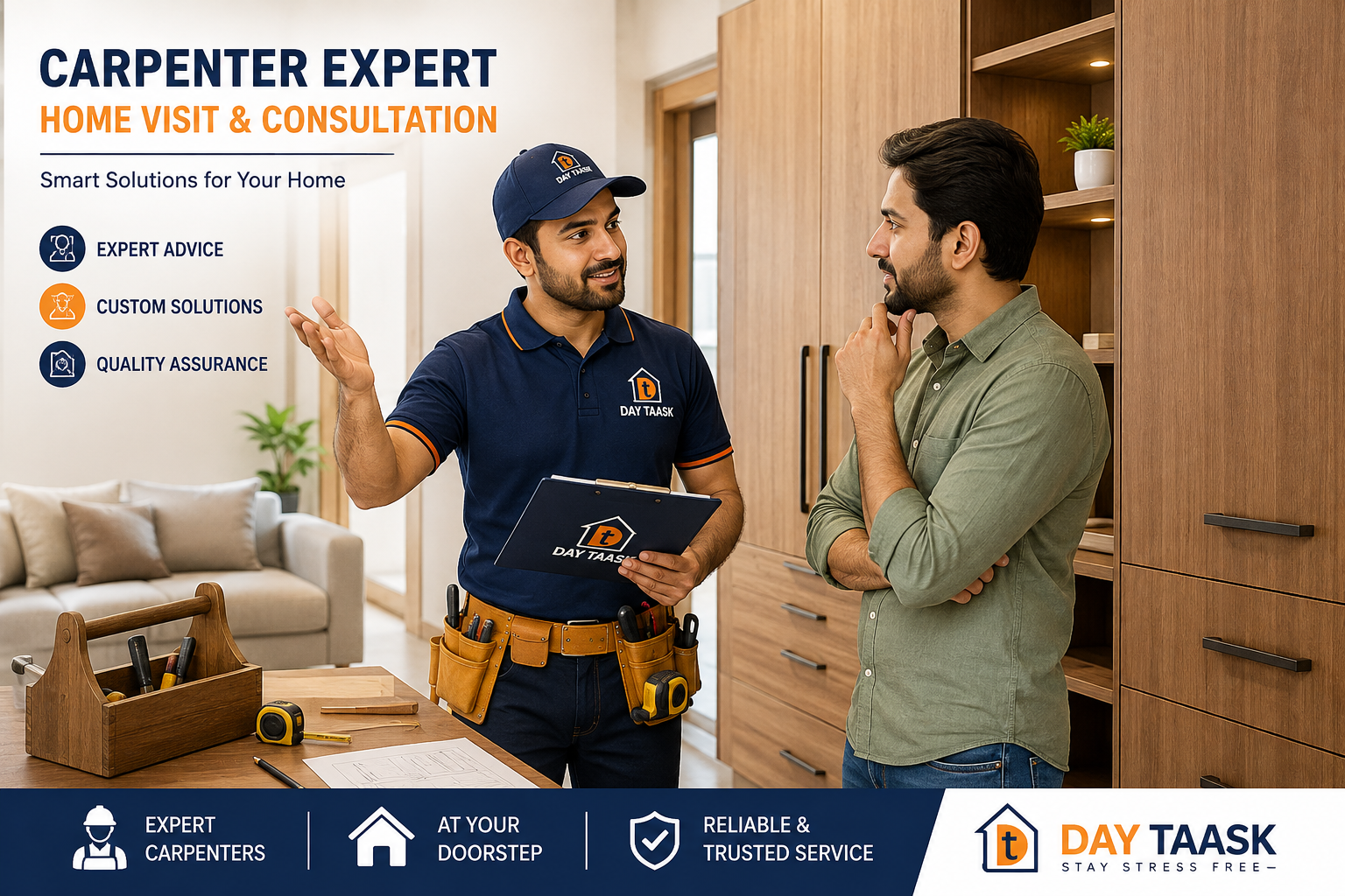 Carpenter Expert Home Visit & Consultation